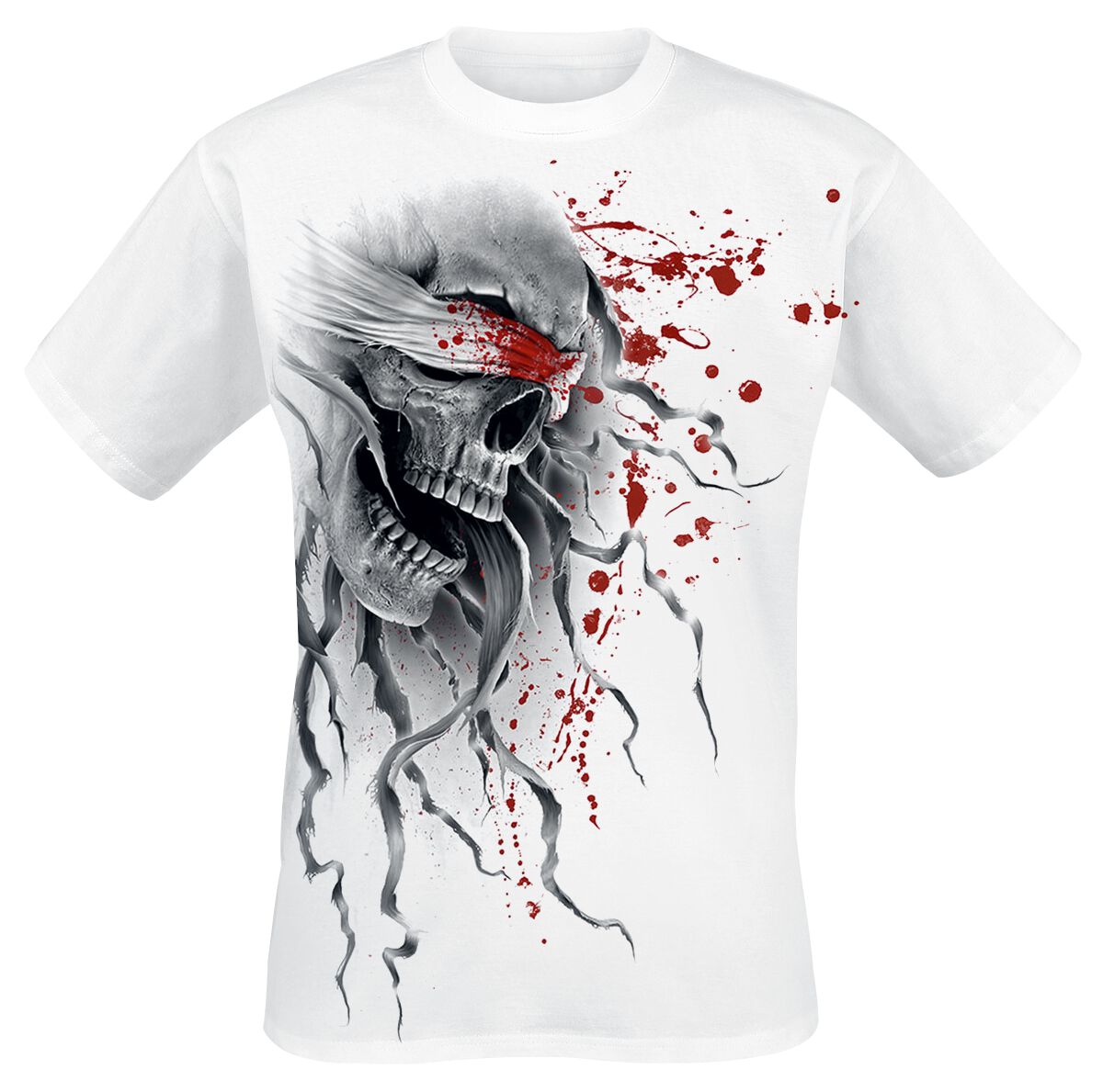 T-Shirt Manches courtes Gothic de Spiral - Blind Faith - S à XXL - pour Homme - blanc