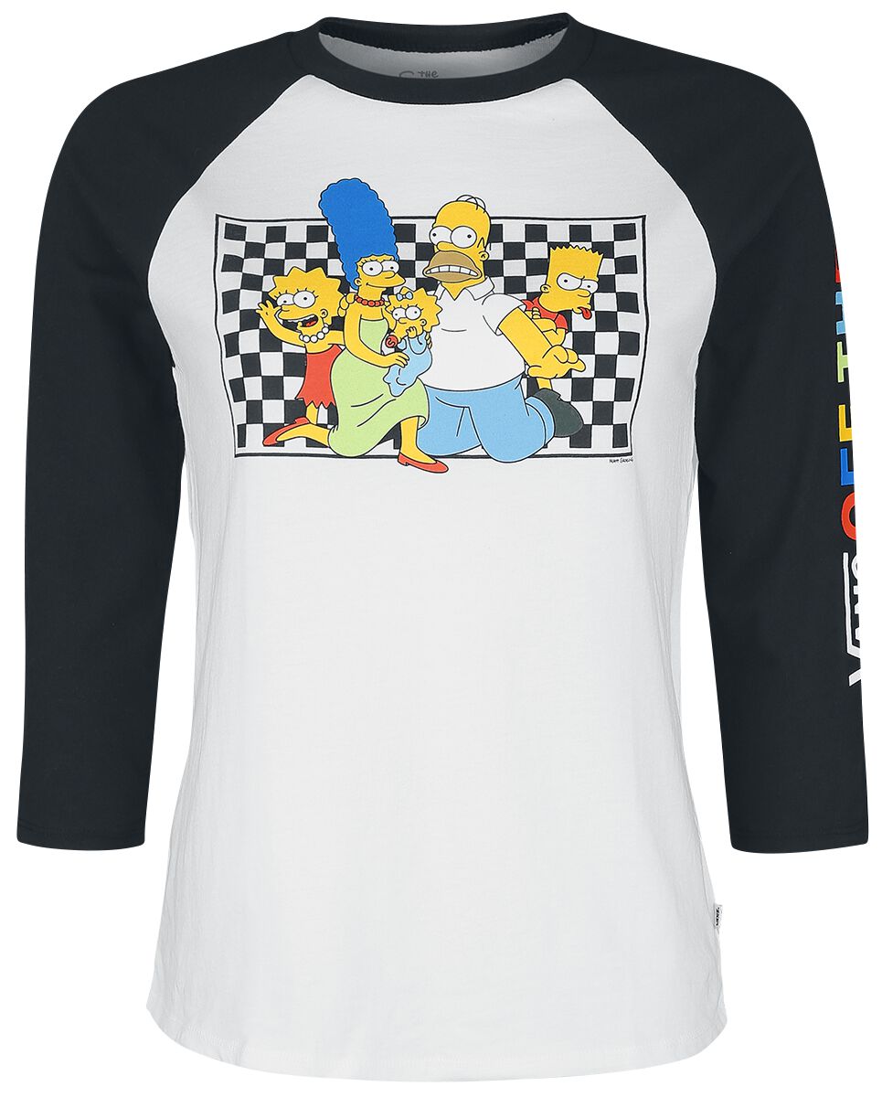 Vans The Simpsons - Family T-Shirt black white