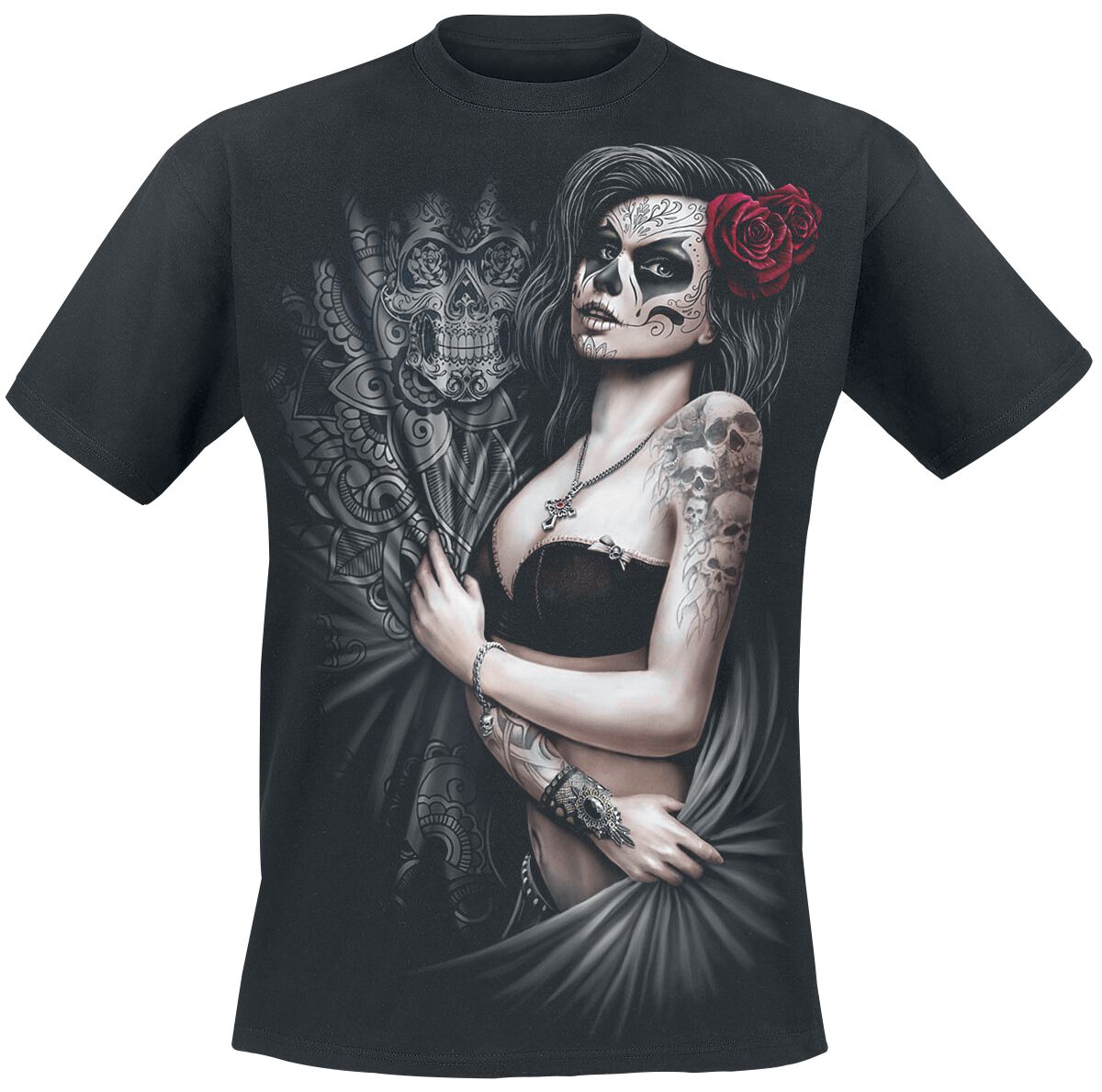Spiral - Gothic T-Shirt - Dead Love - L bis XXL - für Männer - Größe XXL - schwarz