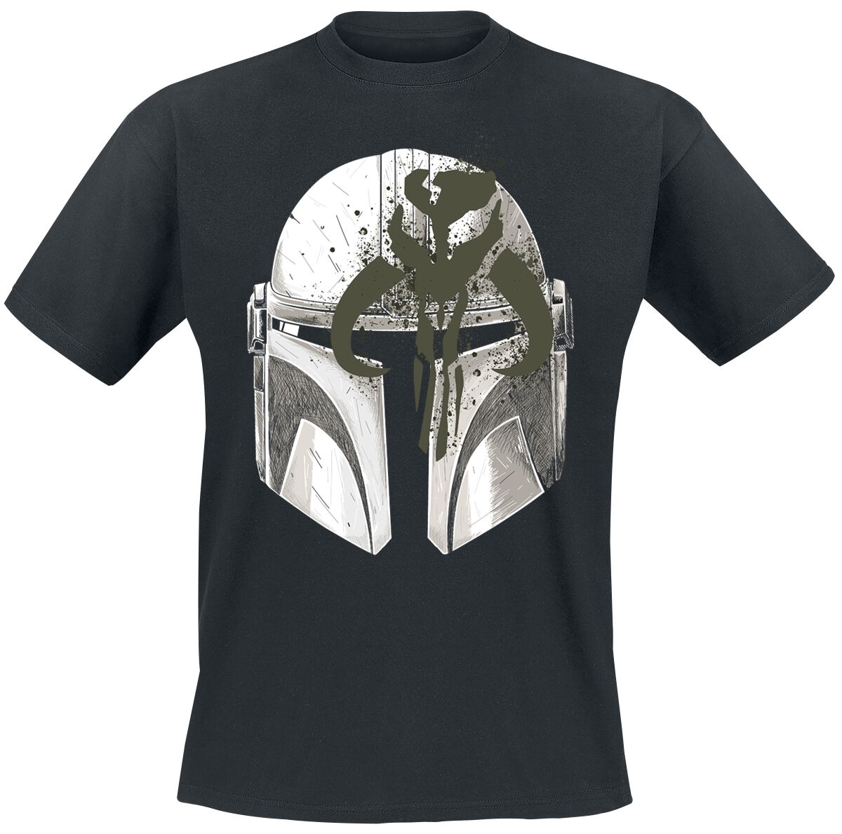 Star Wars The Mandalorian - Helmet T-Shirt black