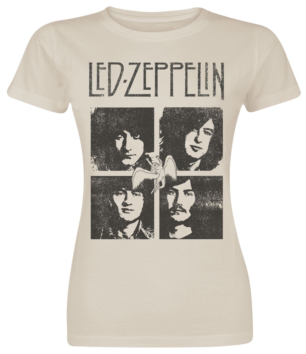 Led Zeppelin Icarus Photo Boxed T-Shirt sand