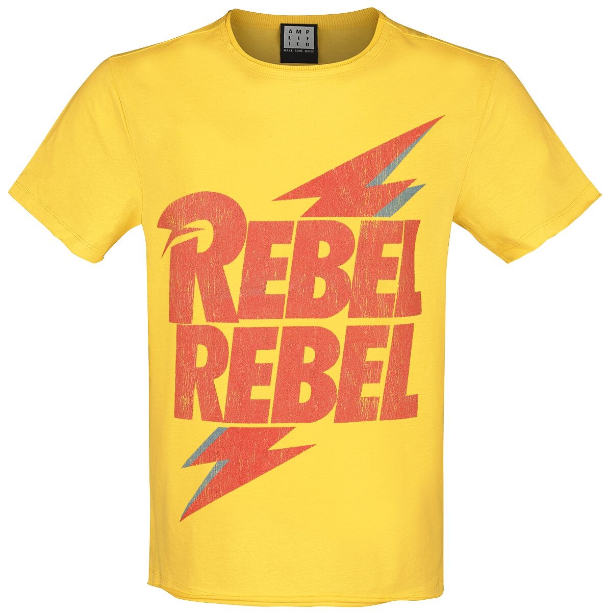 Image of David Bowie Amplified Collection - Rebel Rebel T-Shirt gelb