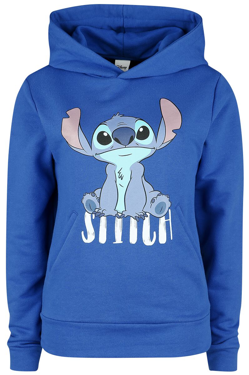 Lilo and Stitch Stitch Sit Kapuzenpullover blau  - Onlineshop EMP