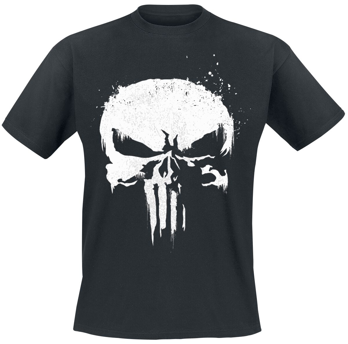 Image of T-Shirt di The Punisher - Skull - Logo - S a 4XL - Uomo - nero