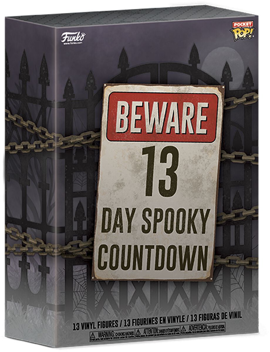 Funko Beware 13 Day Spooky Countdown Halloween Calendar 2020 Calendar multicolor