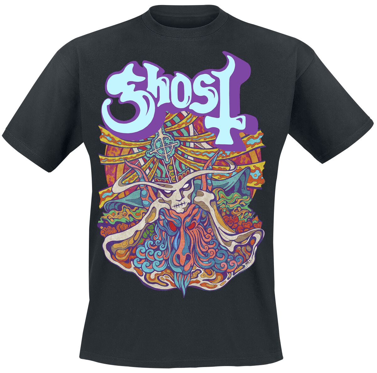 Ghost T-Shirt - Satanic Panic - S bis XXL - für Männer - Größe XL - schwarz  - Lizenziertes Merchandise!