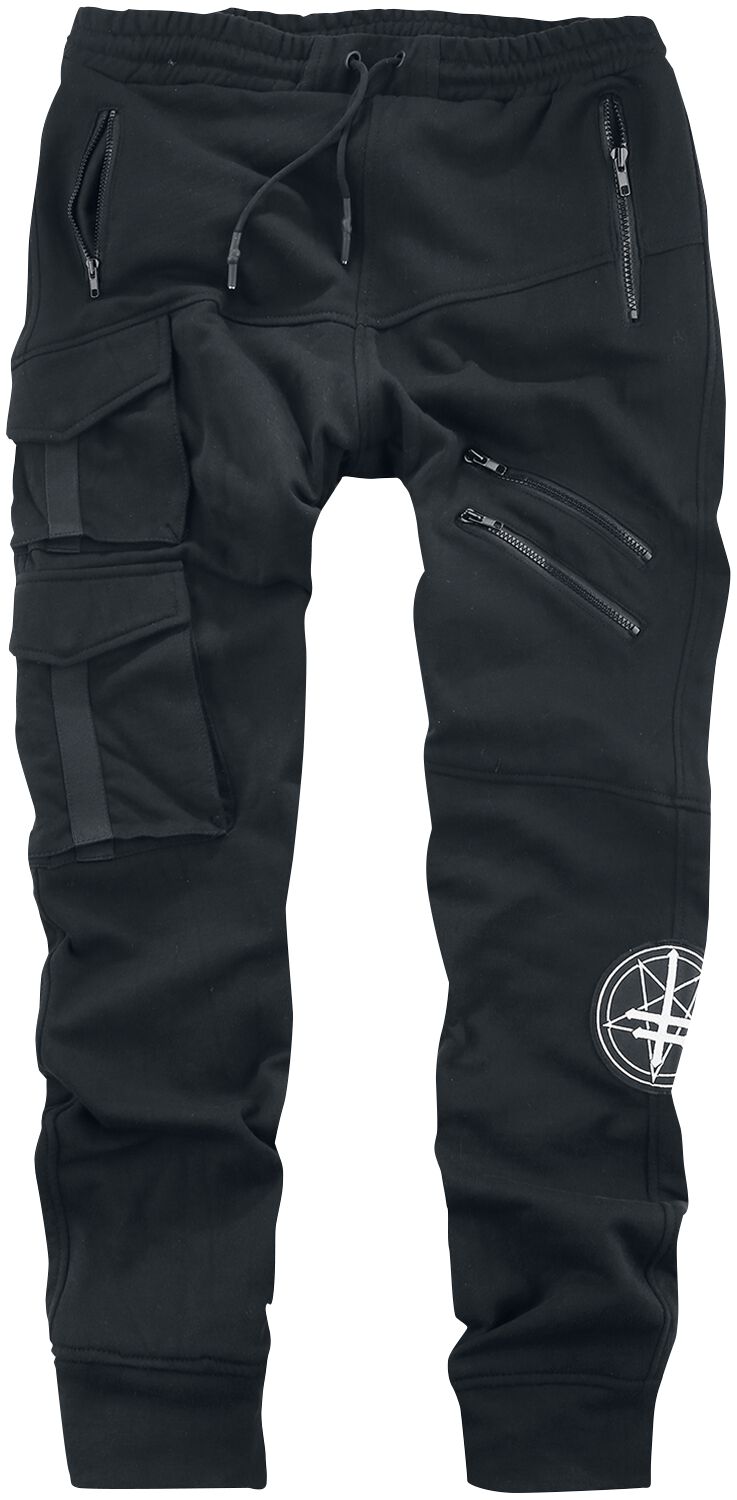 Heartless - Gothic Trainingshose - Nero Pants - 30 bis 38 - für Männer - Größe 30 - schwarz