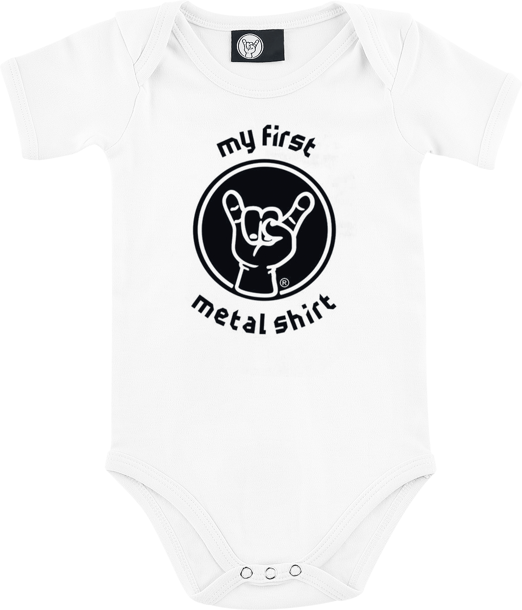 Metal Kids - My First Metal Shirt - Body - weiß