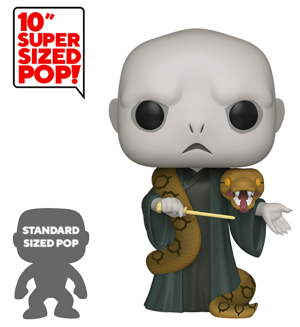 Thumbnail - Harry Potter Lord Voldemort (Jumbo Pop!) Vinyl Figur 109 Funko Pop! multicolor