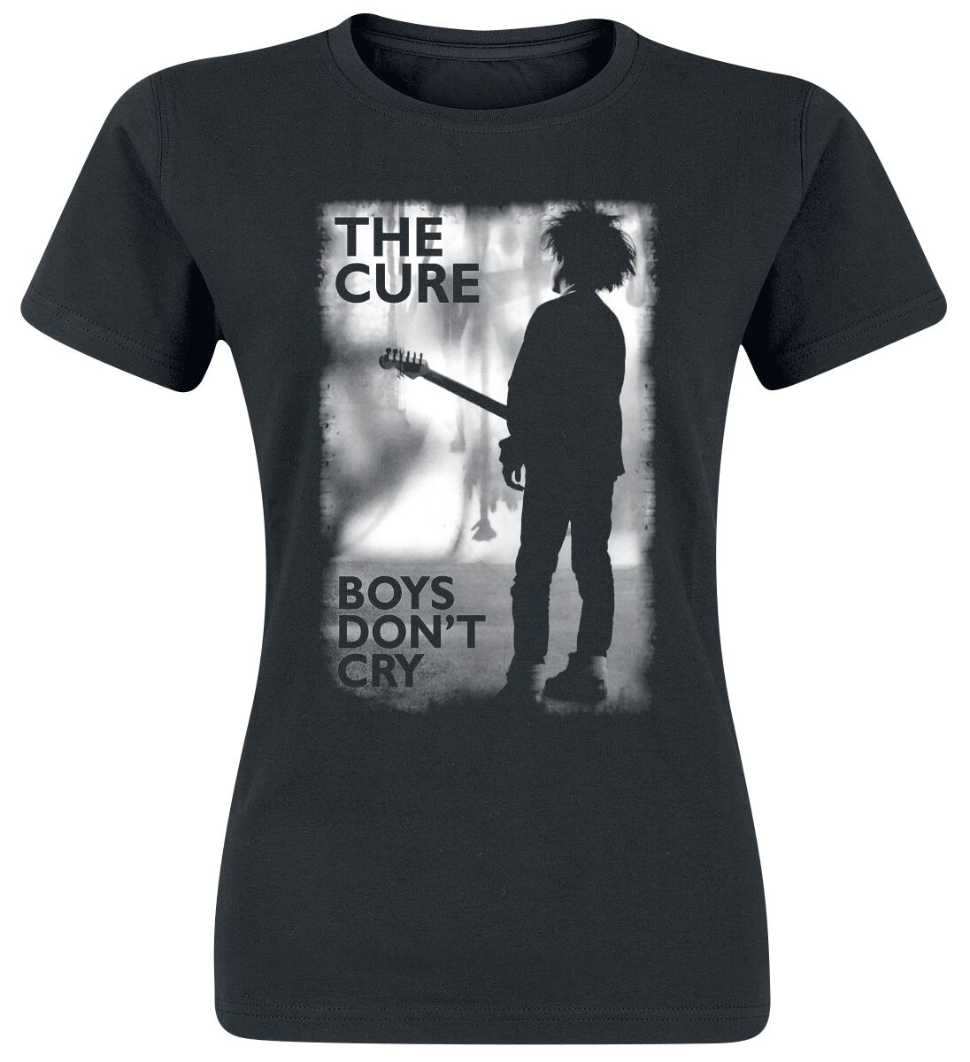 T-Shirt Manches courtes de The Cure - Boys Don't Cry - S à XXL - pour Femme - noir