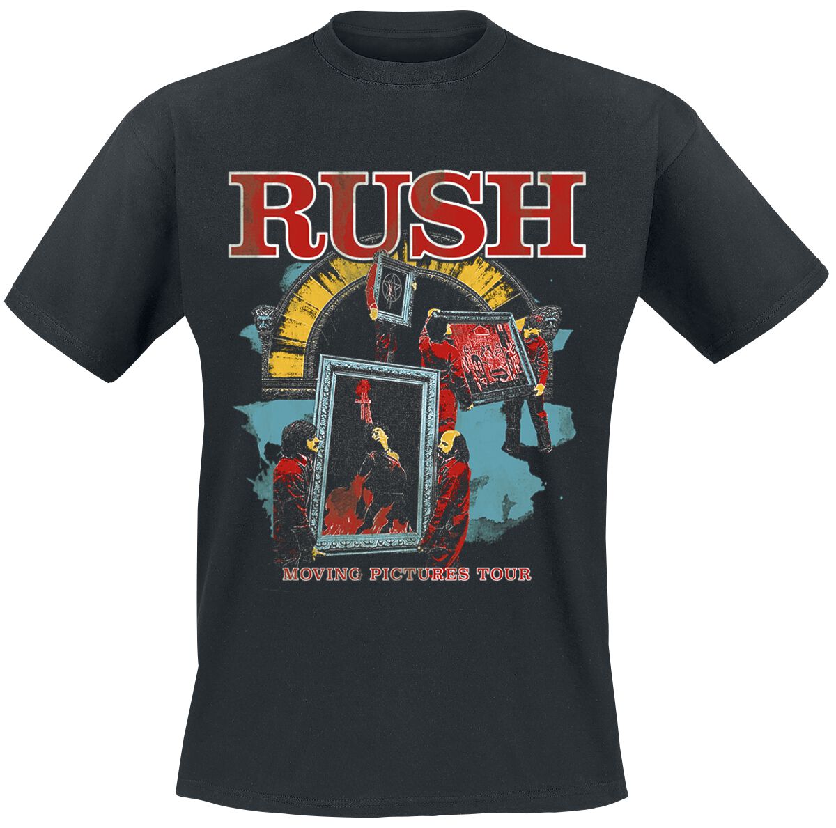 Rush Moving Pictures T-Shirt black