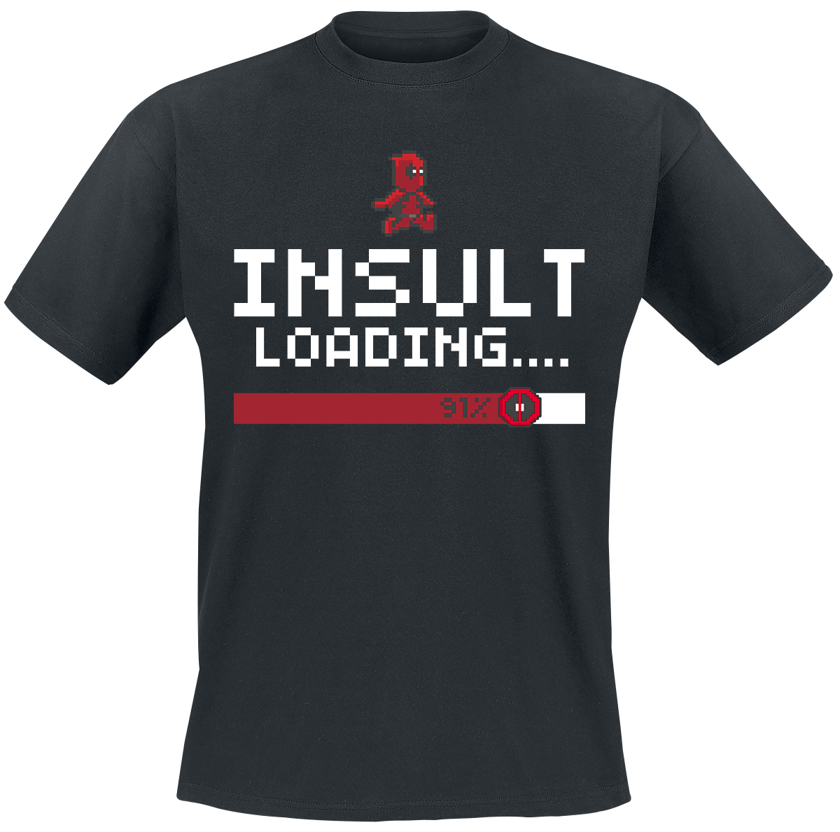 Deadpool - Insult Loading - T-Shirt - schwarz - EMP Exklusiv!