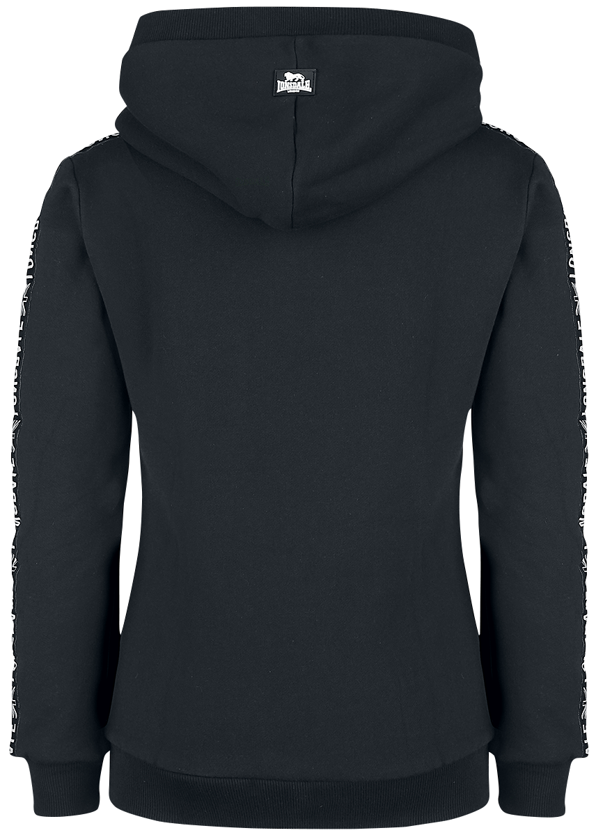 Lonsdale London Kapuzenpullover - Dihewyd - S - für Damen - Größe S - schwarz