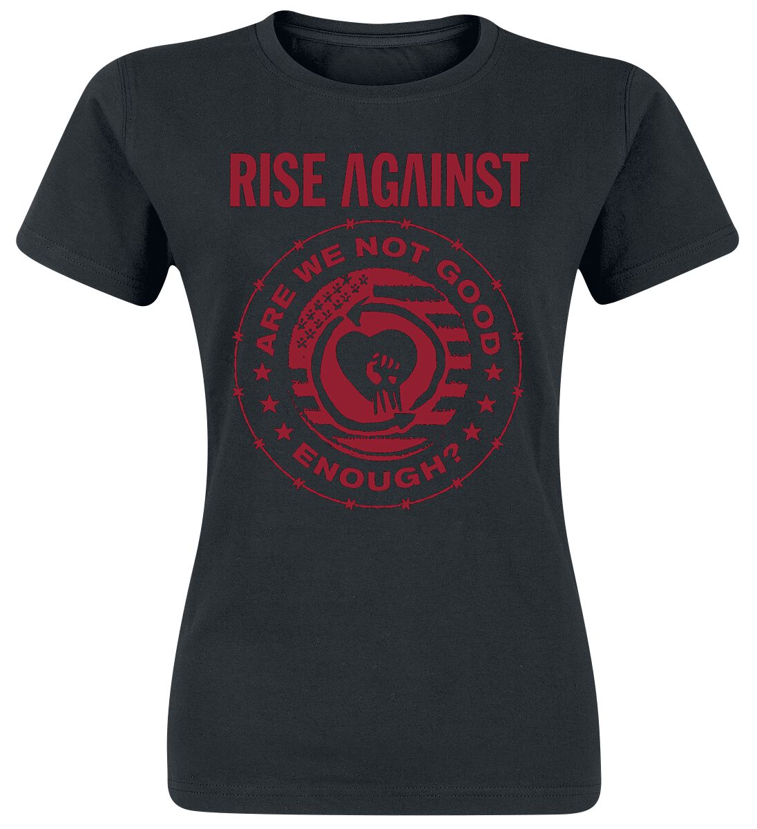 Image of Rise Against Good Enough Girl-Shirt schwarz