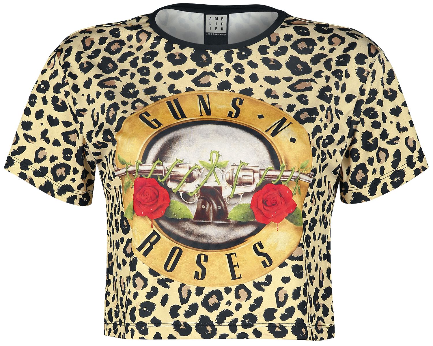 Image of Guns N' Roses Amplified Collection - Bullet Crop Girl-Shirt multicolor