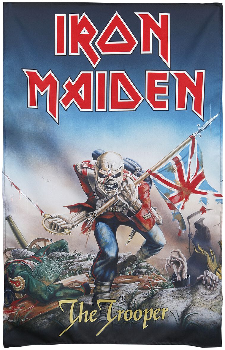 Iron Maiden - The trooper - Flagge - multicolor