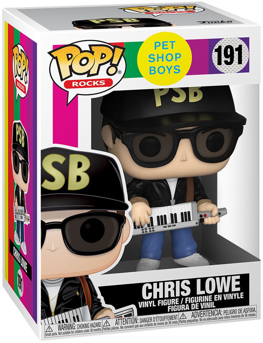 Pet Shop Boys Chris Lowe Rocks Vinyl Figur 191 Funko Pop! multicolor