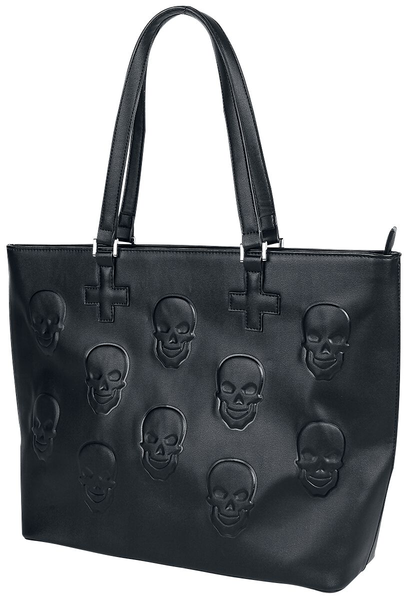 Banned Alternative - Gothic Handtasche - Menth - für Damen - schwarz