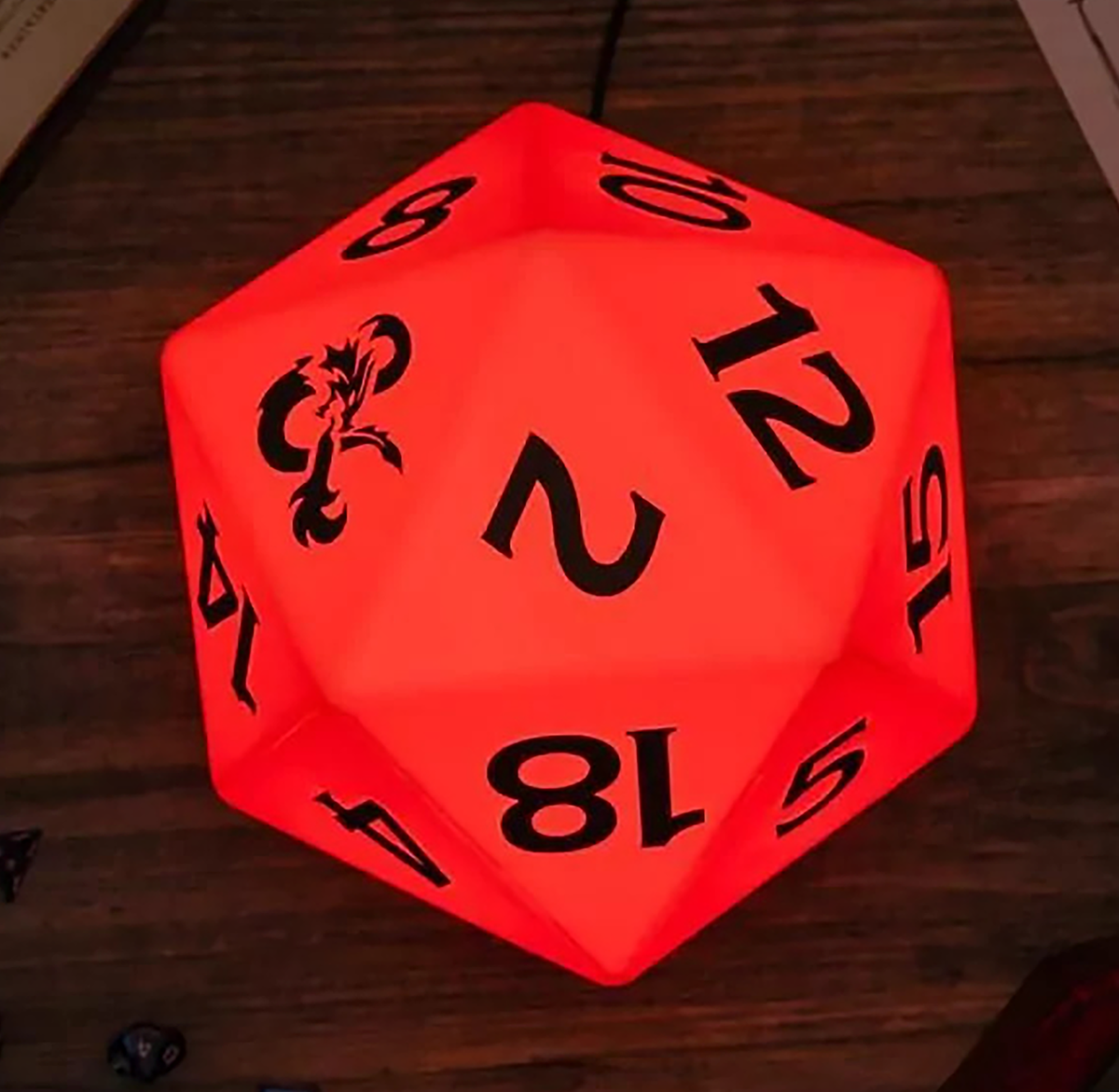 Dungeons and Dragons D20 Würfel - Lampe Lampe multicolor
