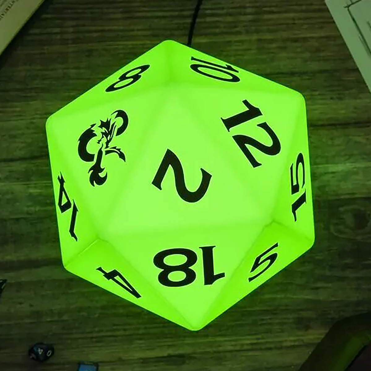 Dungeons and Dragons D20 Würfel - Lampe Lampe multicolor