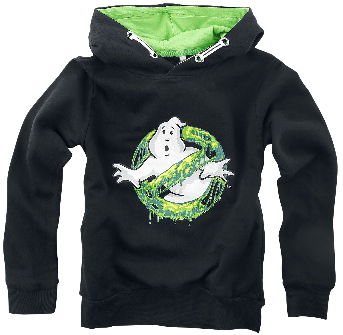 Ghostbusters Kapuzenpullover - Kids - I Ain`t Afraid Of No Ghost - 116 bis 140 - Größe 140 - schwarz  - EMP exklusives Merchandise!
