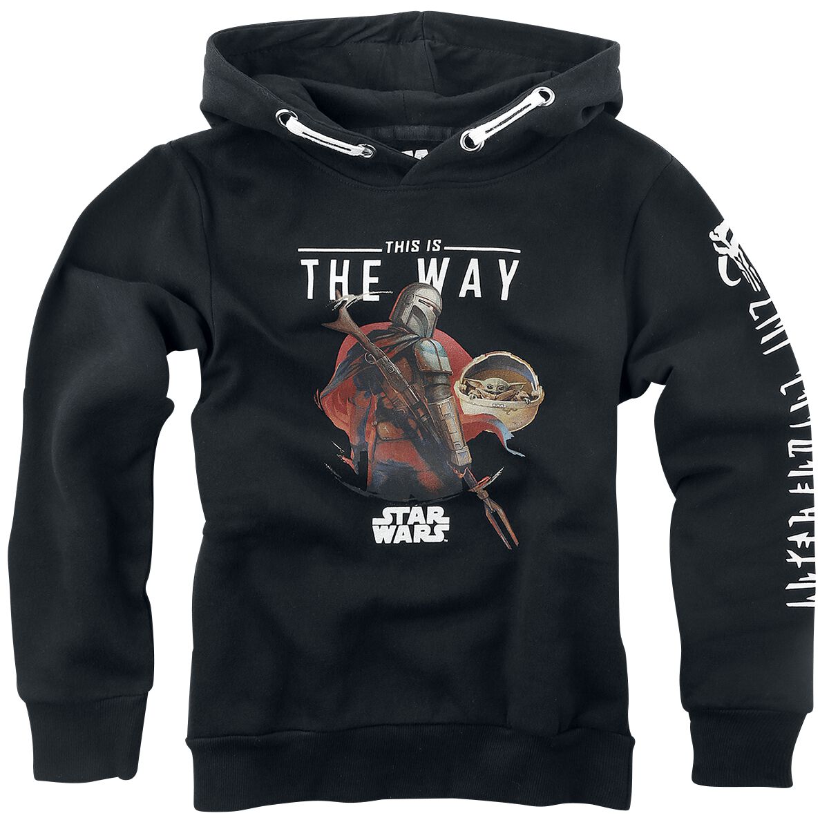 Sweat-shirt à capuche de Star Wars - Enfants - The Mandalorian - This Is The Way - 116 à 128 - pour 