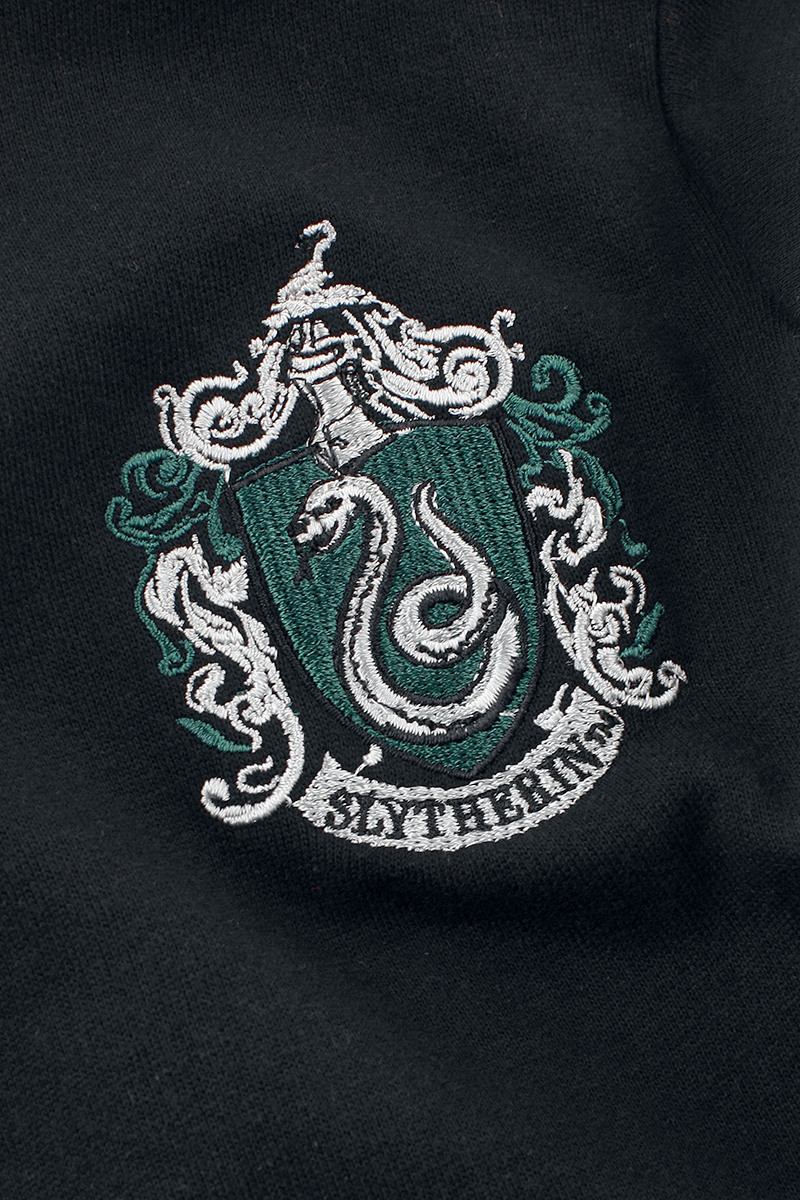 Harry Potter Kids - Slytherin Kapuzenpullover schwarz