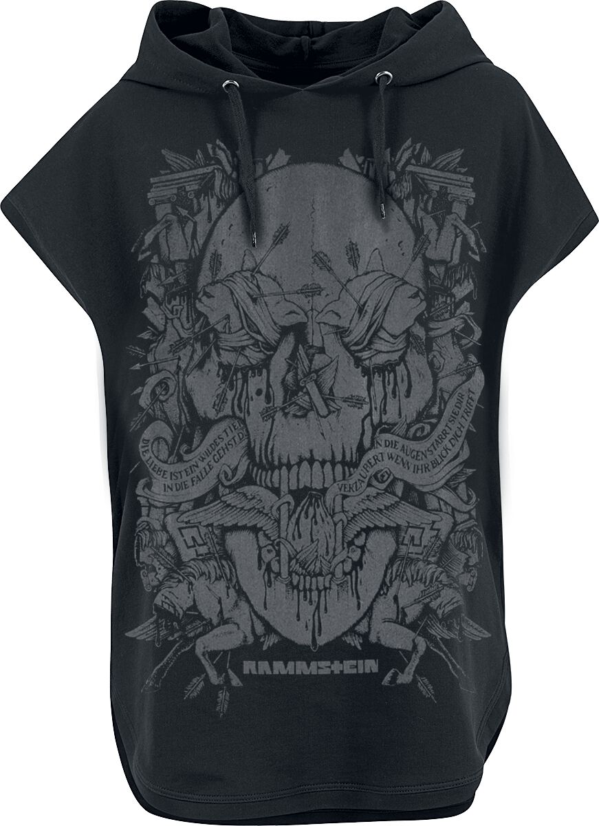 Rammstein T-Shirt - Amour - S bis L - für Damen - Größe M - schwarz  - Lizenziertes Merchandise!