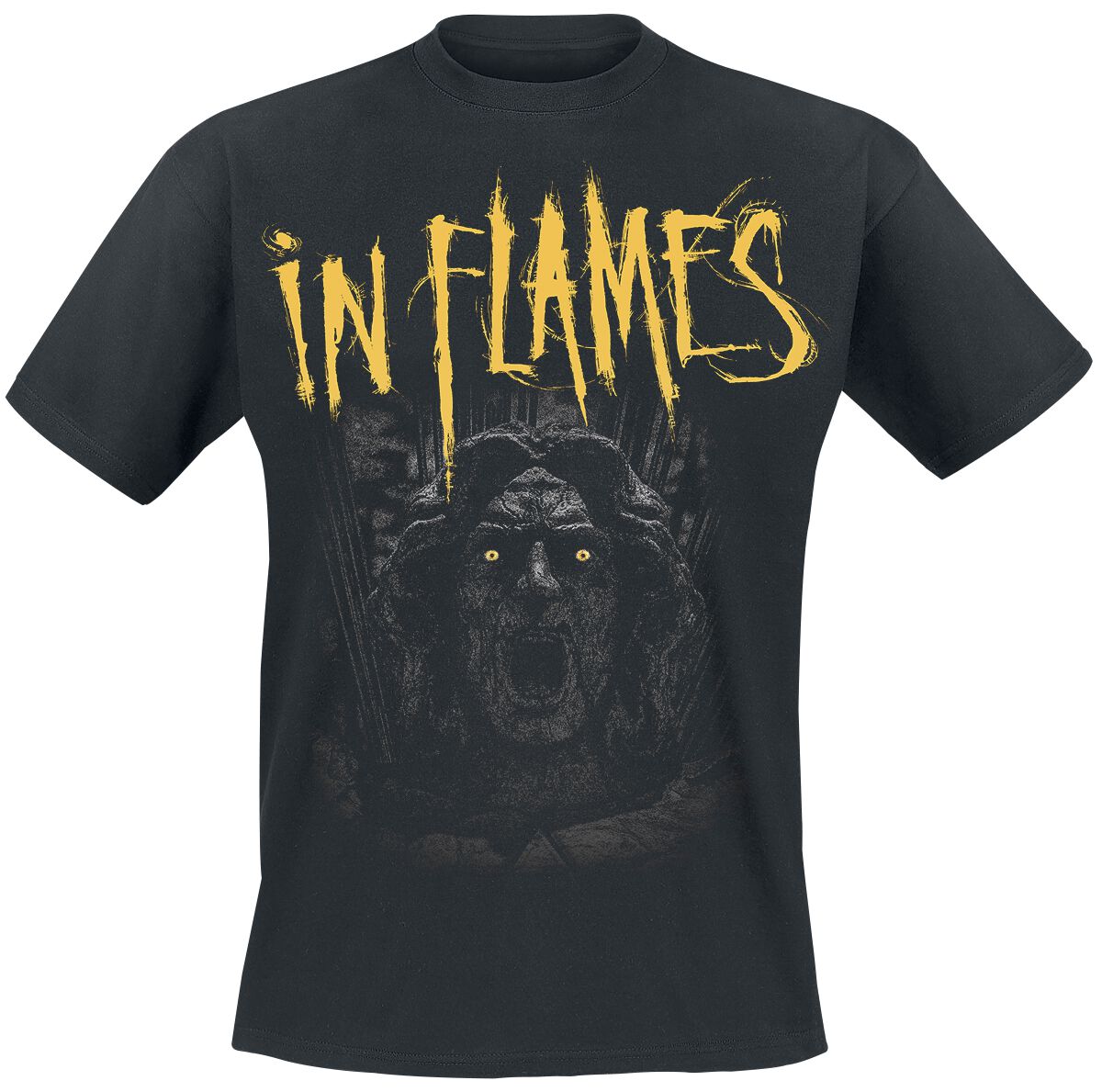 Image of In Flames Clayman We Trust T-Shirt schwarz