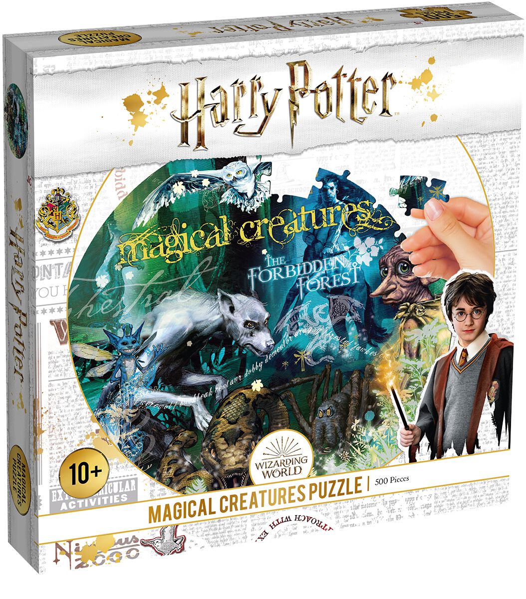 Harry Potter Magical Creatures - 500 Pieces Puzzle multicolor