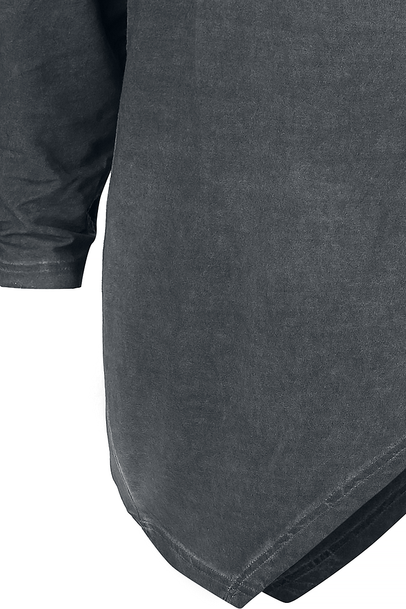 Rockupy Asymetric Longsleeve Langarmshirt grün