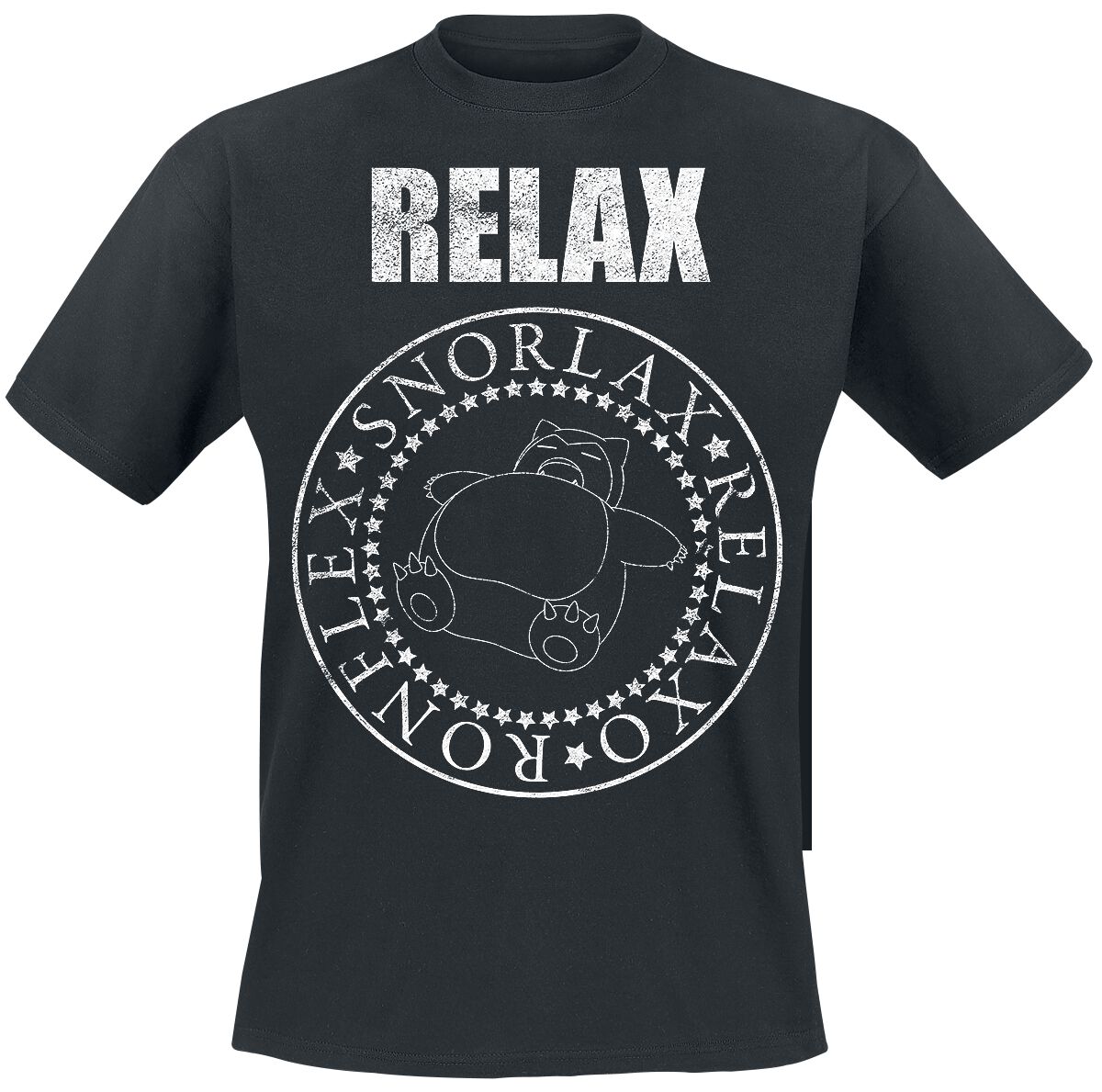 Pokémon Snorlax - Relax T-Shirt black