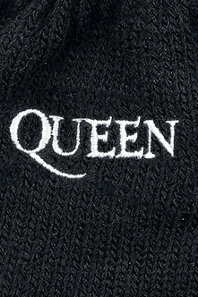 Thumbnail - Queen Logo Kurzfingerhandschuhe schwarz