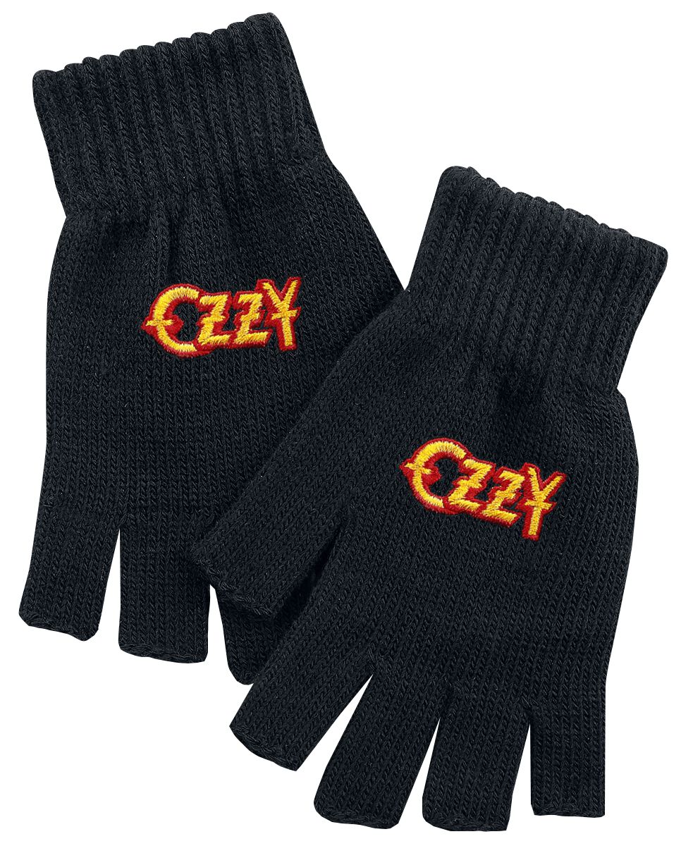 Ozzy Osbourne Kurzfingerhandschuhe Ozzy schwarz Lizenziertes Merchandise!  - Onlineshop EMP
