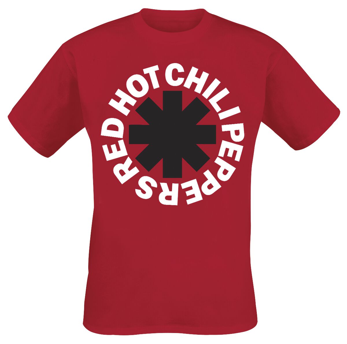 Image of Red Hot Chili Peppers Classic Logo T-Shirt rot