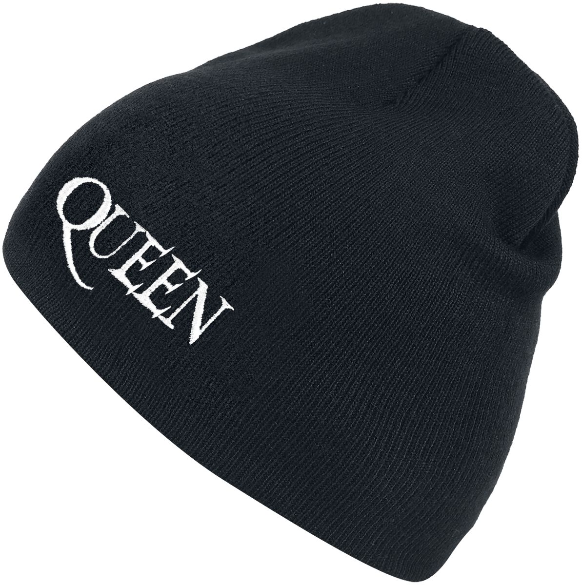 Queen Mütze - Logo - schwarz  - Lizenziertes Merchandise!