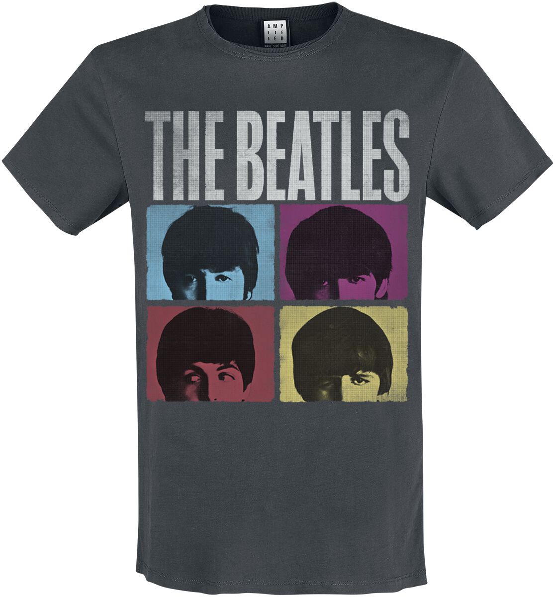 The Beatles Amplified Collection - Hard Days Night T-Shirt charcoal
