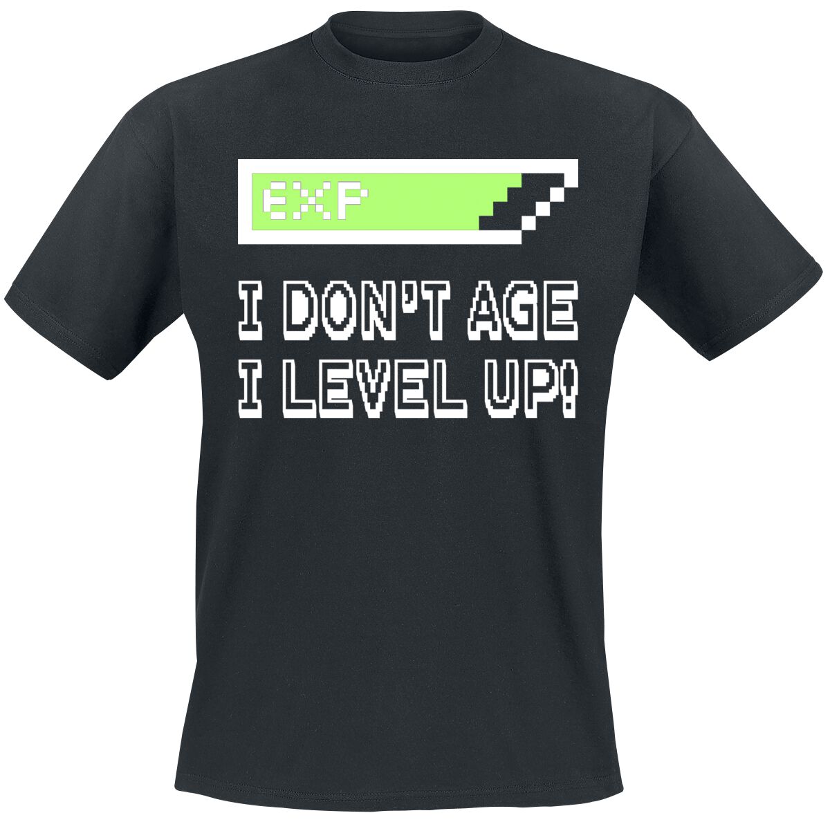 Image of T-Shirt Gaming di Gaming Slogans - I Don't Age - S a XXL - Uomo - nero