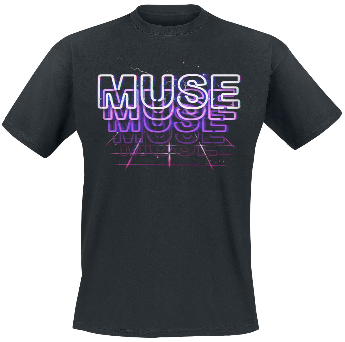 Image of Muse Lightning Babe T-Shirt schwarz