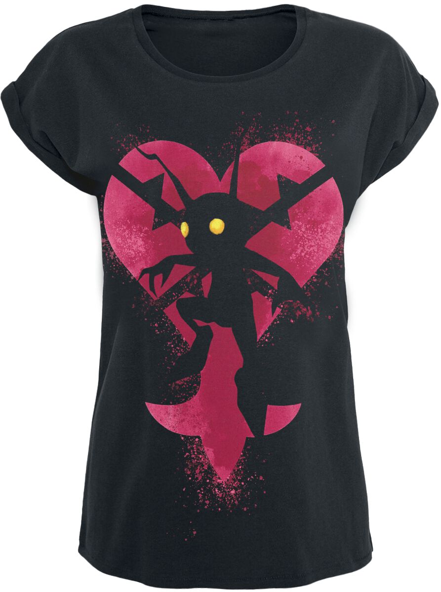 Kingdom Hearts Herzlose T-Shirt schwarz – 24.01% Rabatt