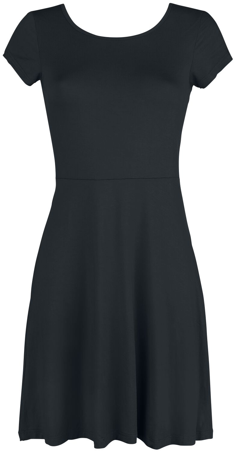 Image of Black Premium by EMP Schwarzes Kleid mit Rückenausschnitt und dekorativer Schnürung Kleid schwarz