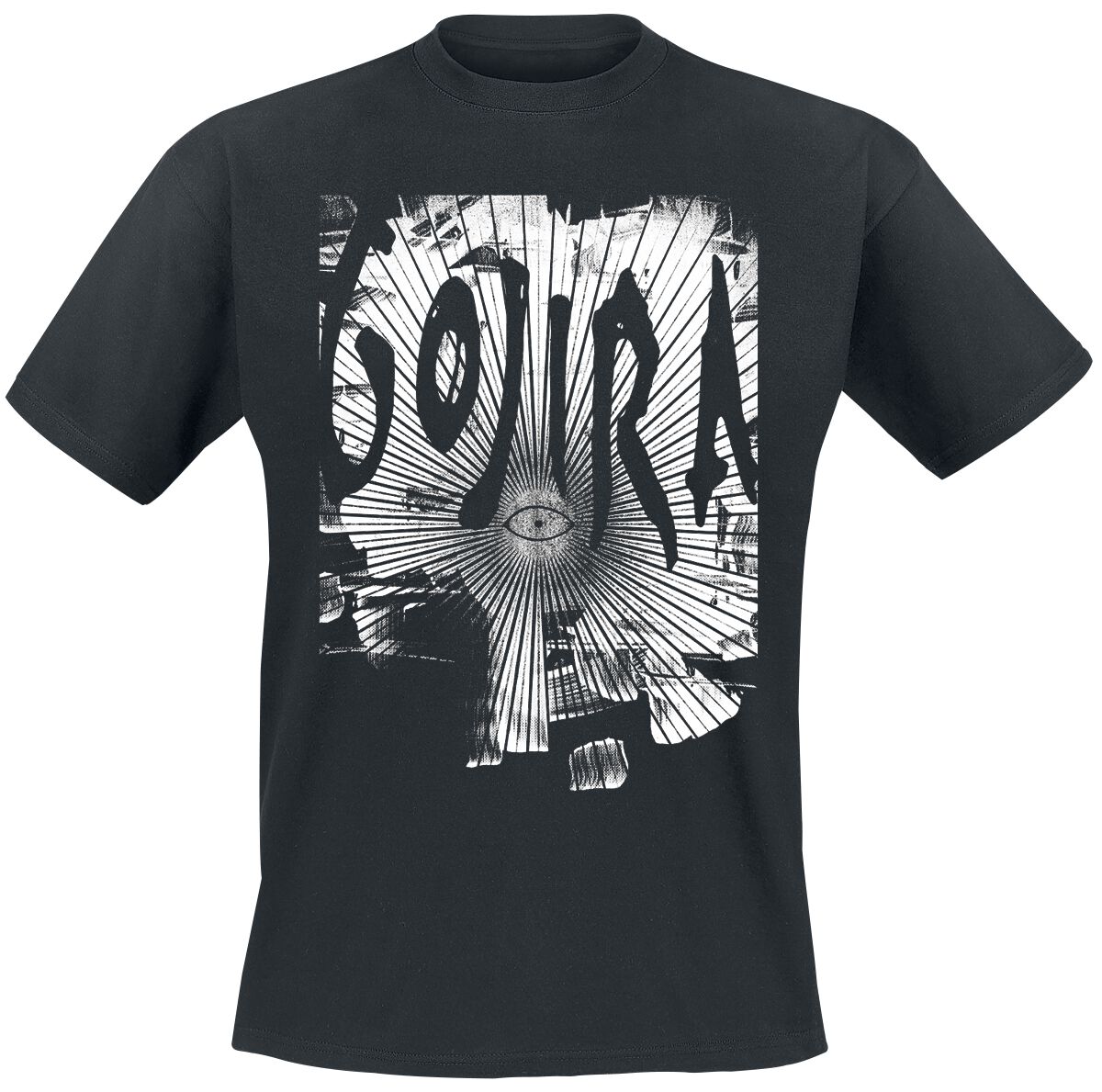 Image of Gojira Radiating Eye T-Shirt schwarz