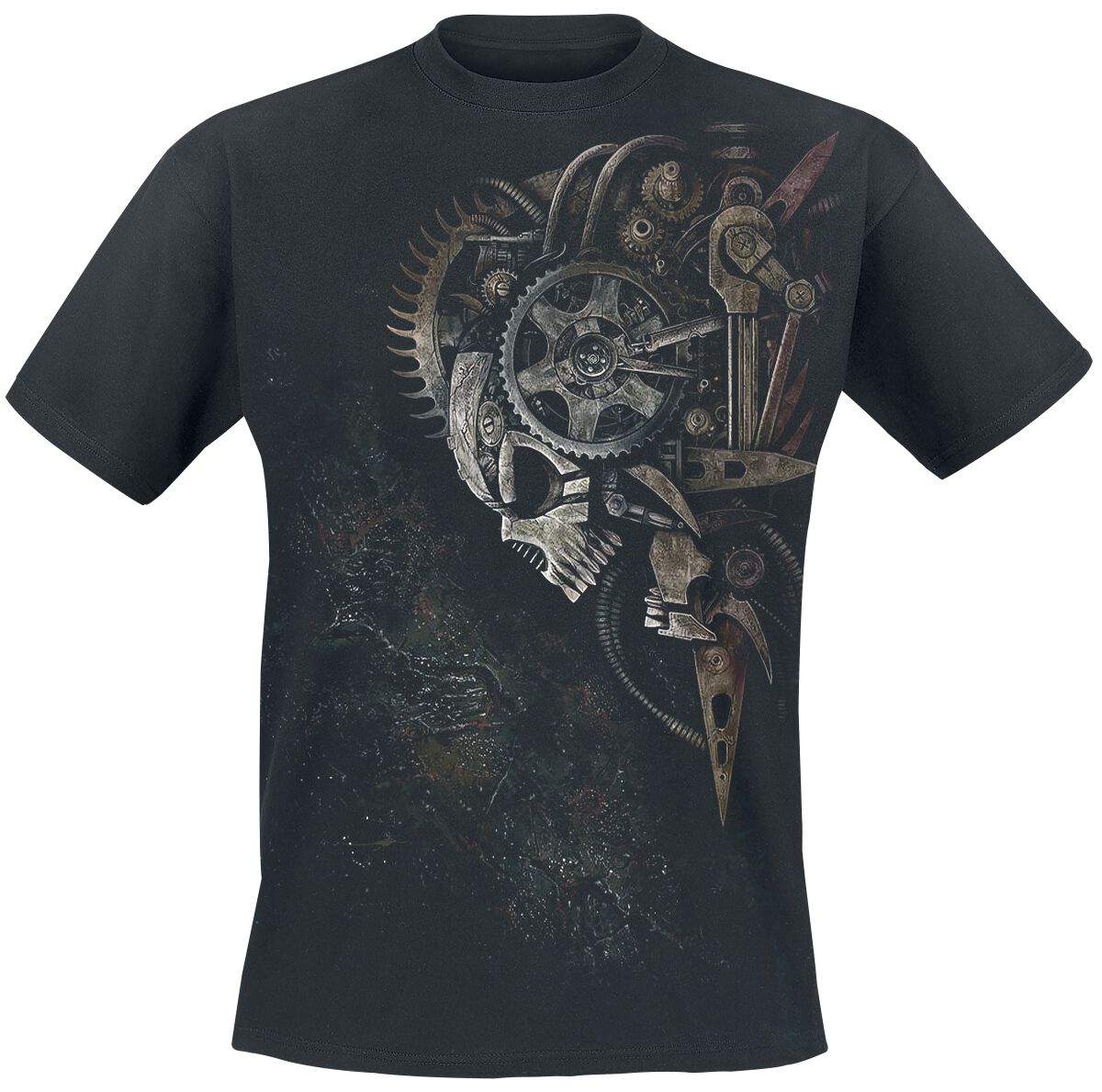 Spiral - Gothic T-Shirt - Diesel Punk - S bis 4XL - für Männer - Größe XL - schwarz