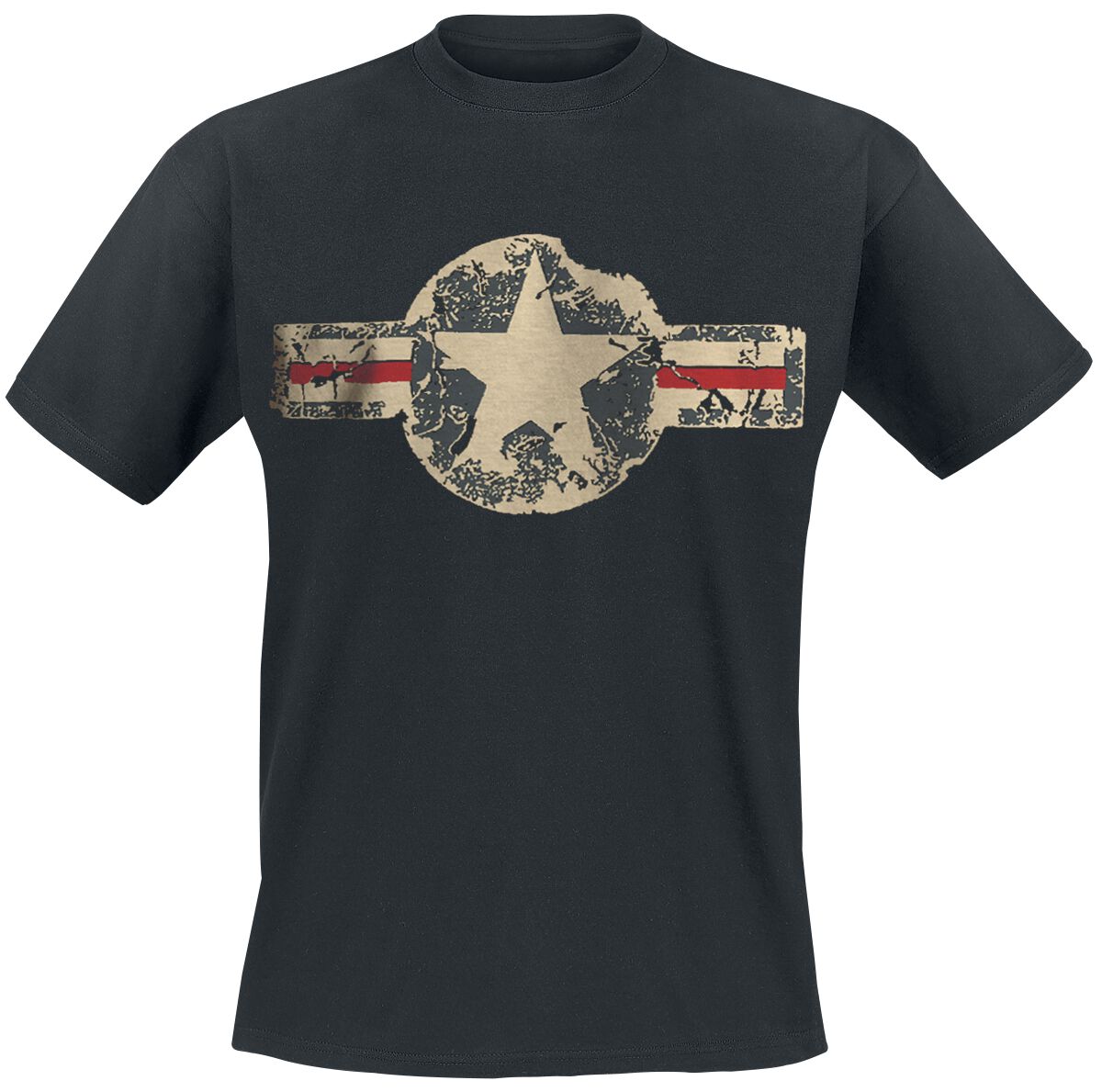 Gasoline Bandit - Rockabilly T-Shirt - USAF - S bis 3XL - für Männer - Größe M - schwarz