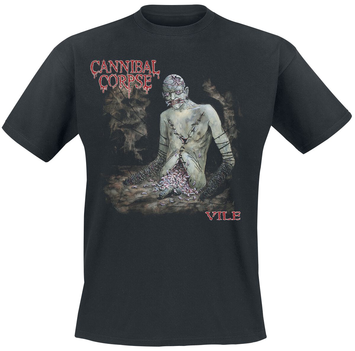 Image of Cannibal Corpse Vile T-Shirt schwarz