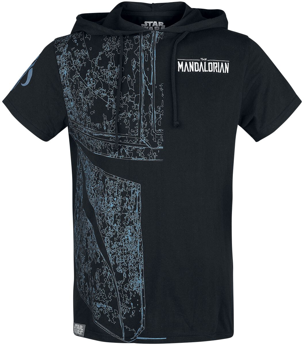Star Wars T-Shirt - The Mandalorian - S bis XXL - für Männer - Größe S - schwarz  - EMP exklusives Merchandise!
