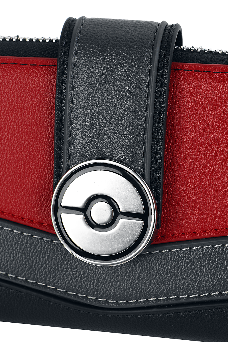 Pokémon Pokeball Geldbörse schwarz rot