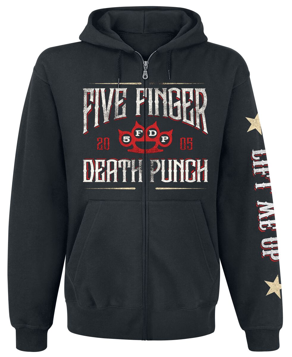 Five Finger Death Punch Laurel Emblem Hooded zip black