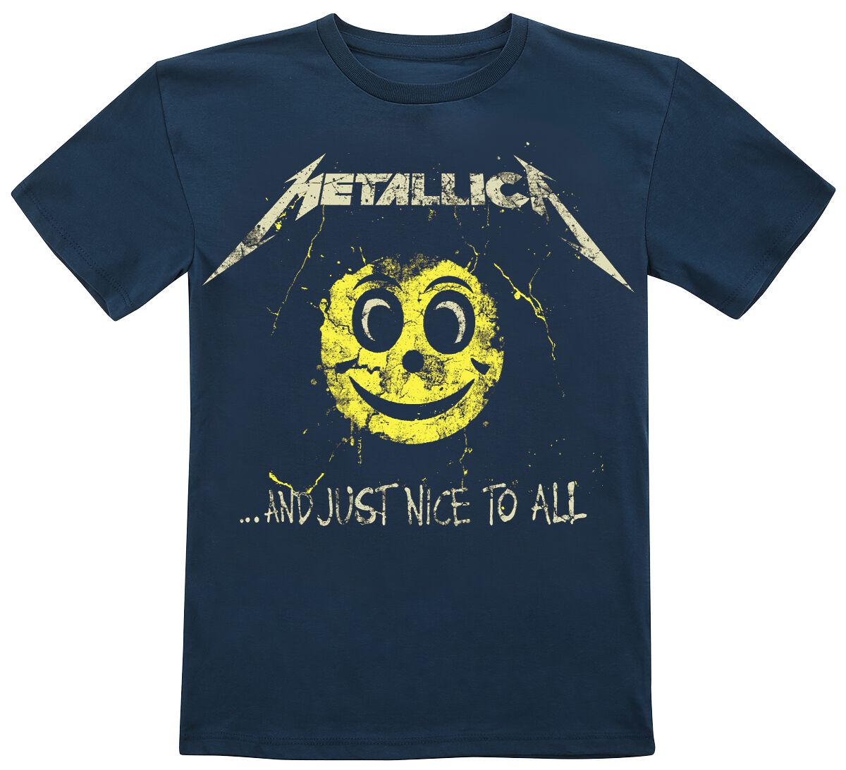 Metallica Kids - And Just Nice To All Kids T T-Shirt navy