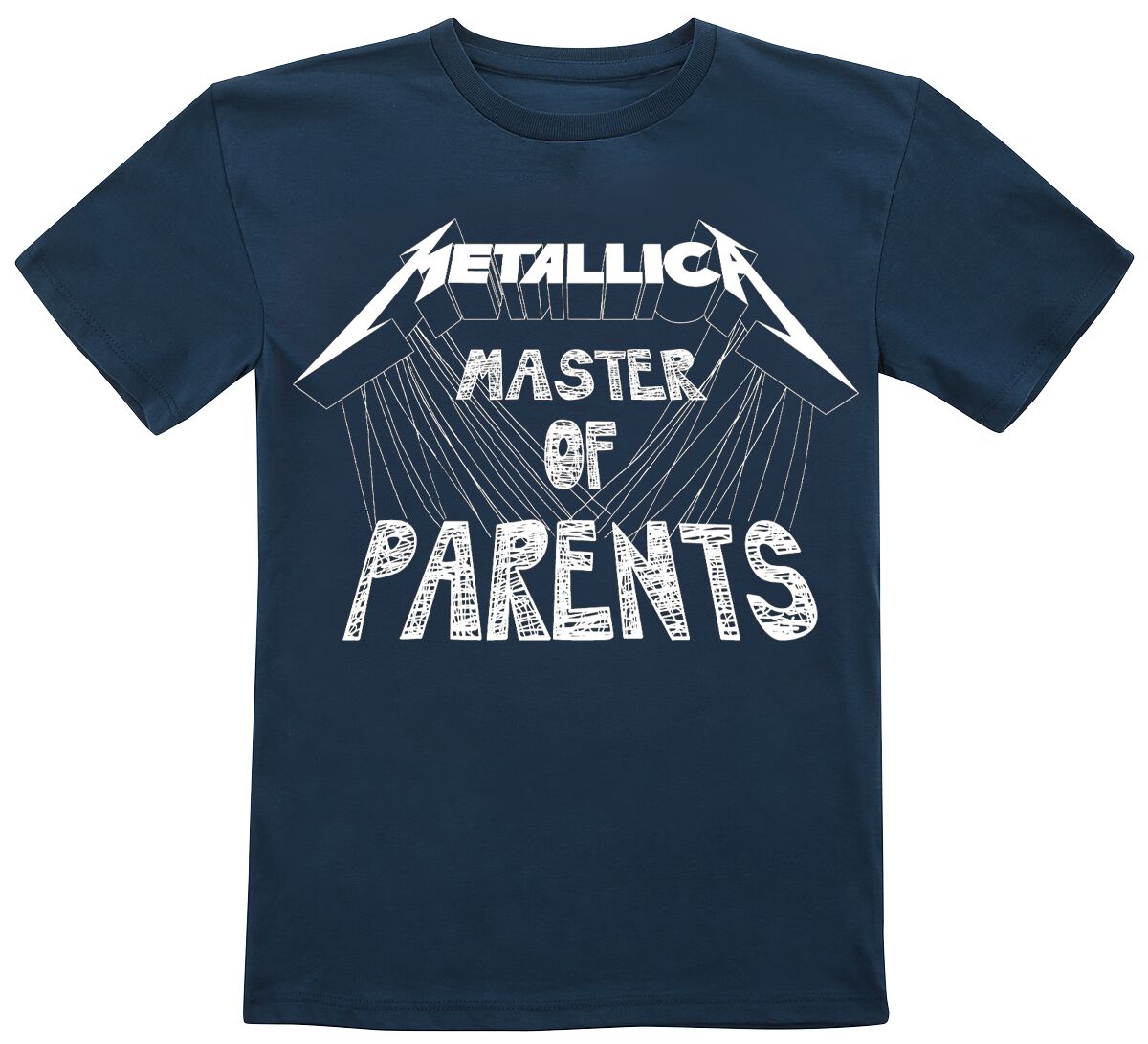 Metallica Kids - Master Of Parents T-Shirt navy